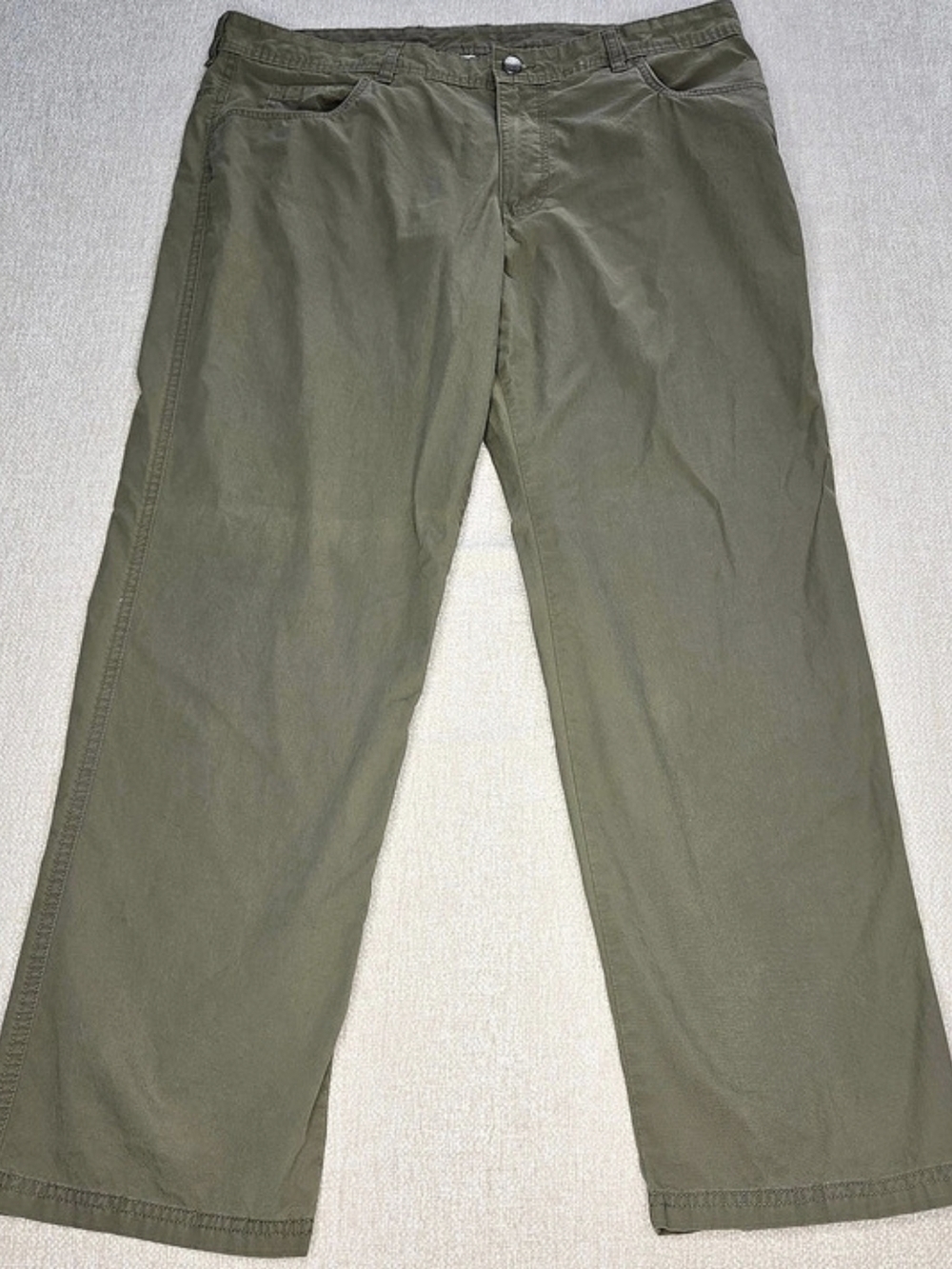 Columbia Mens Pants 38x30 Regular Fit Olive Green Stretch Cotton Casual